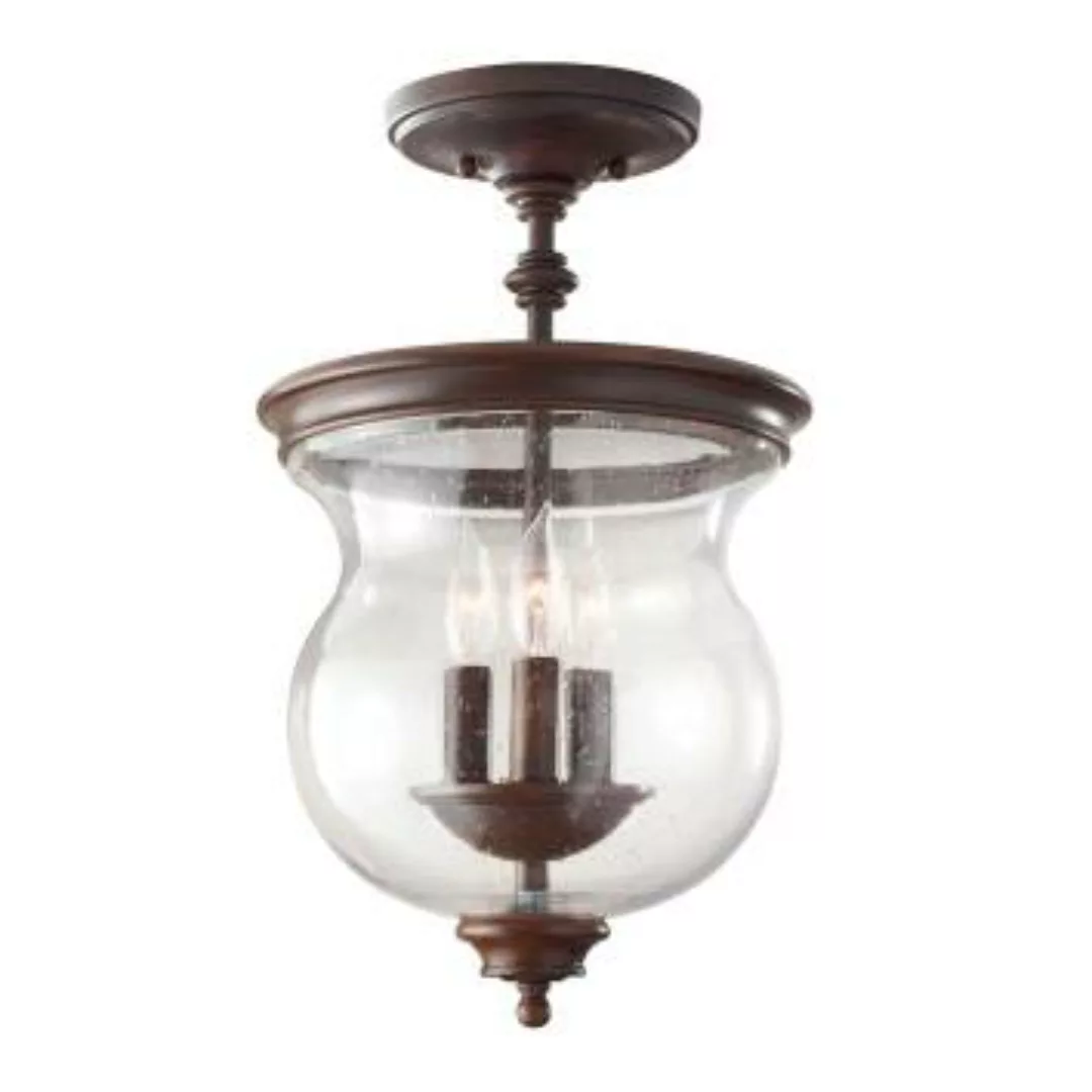 Deckenleuchte JASCHA Bronze 3-flmg Design Lampe günstig online kaufen