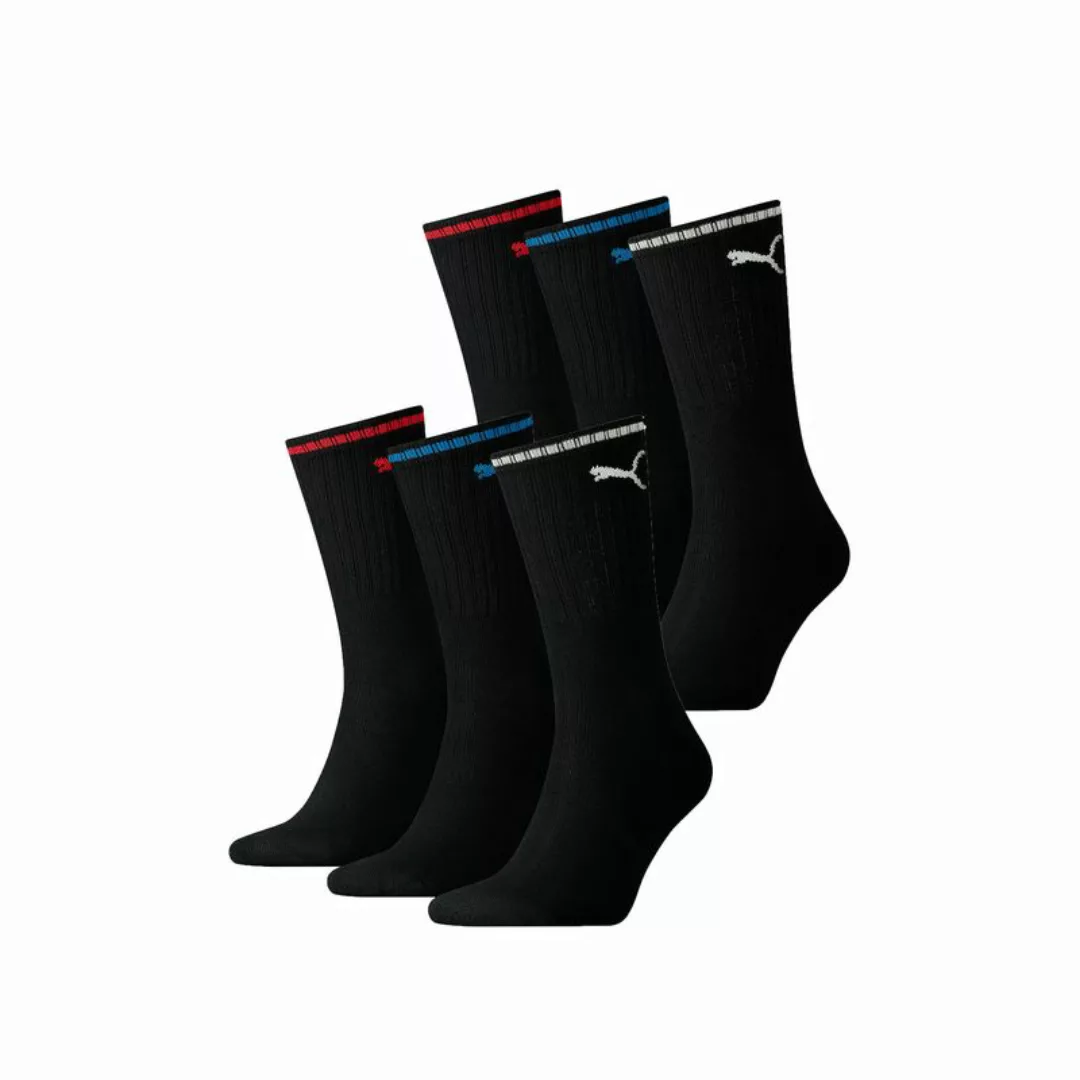 PUMA 6er Pack Unisex Socken - Sport Crew Stripe - (2x 3 Paar) günstig online kaufen