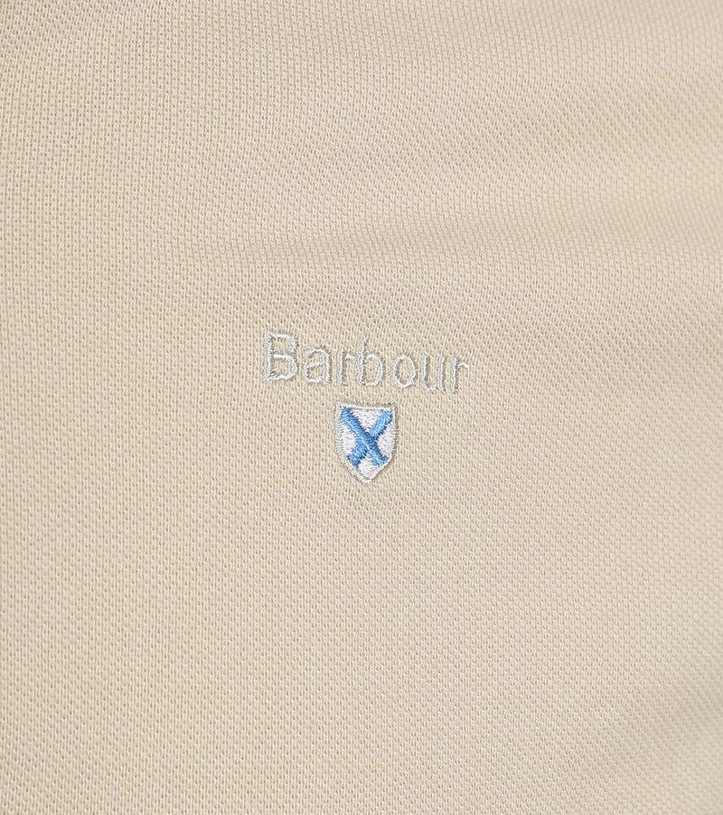 Barbour Pique Poloshirt Beige - Größe M günstig online kaufen