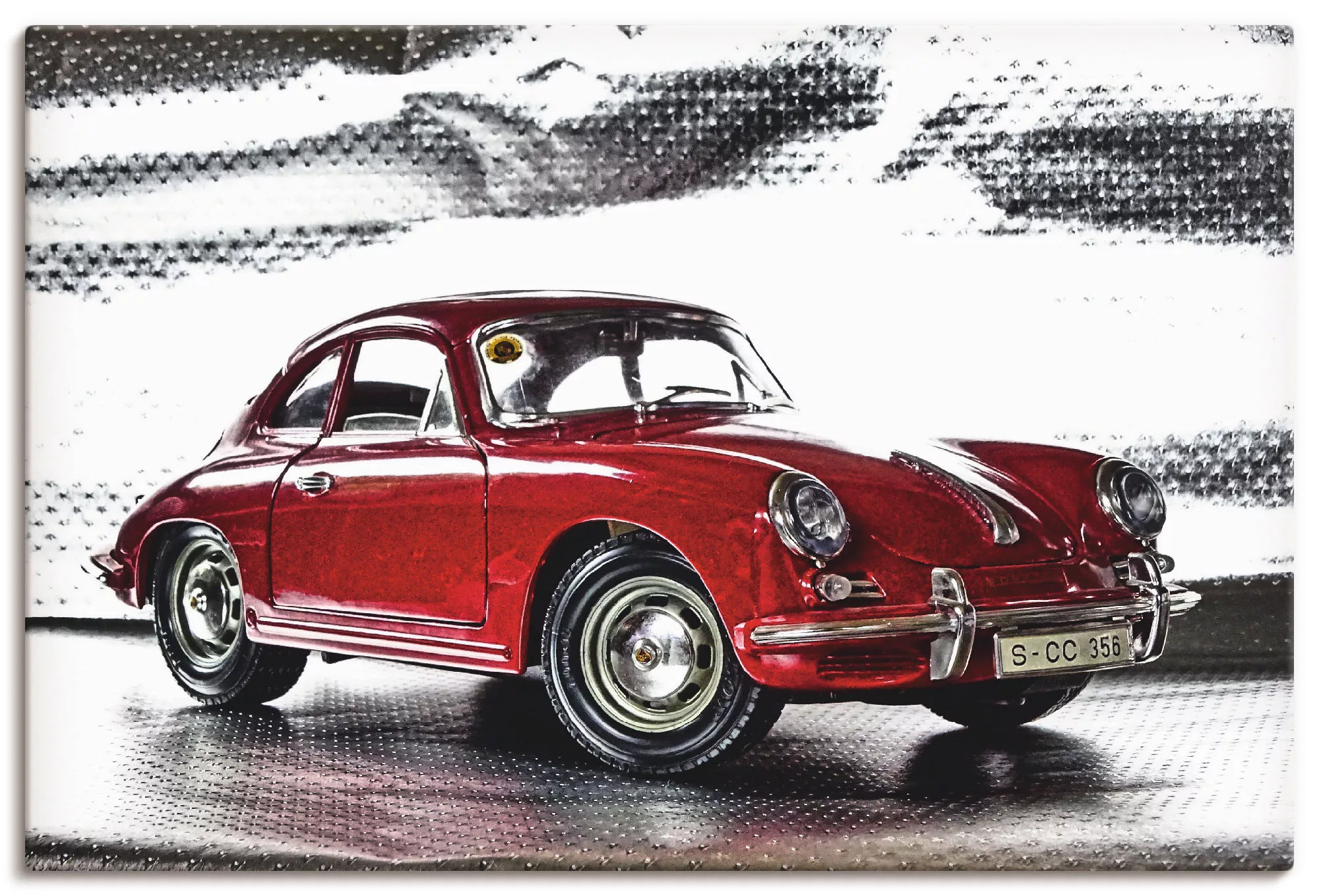 Artland Wandbild "Klassiker - Der Porsche 356", Auto, (1 St.), als Alubild, günstig online kaufen