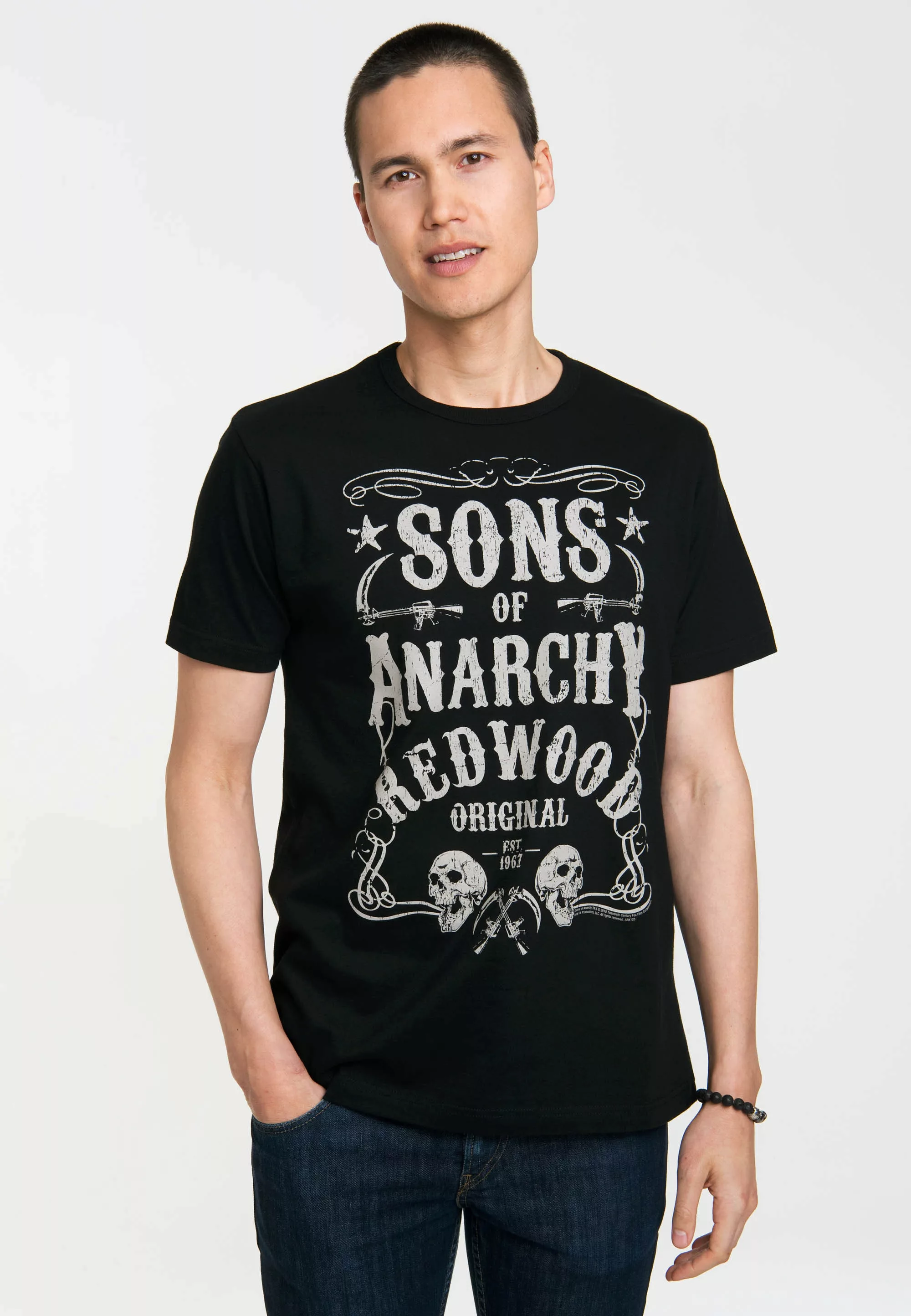 LOGOSHIRT T-Shirt "Sons of Anarchy Redwood Original", mit Sons of Anarchy-P günstig online kaufen