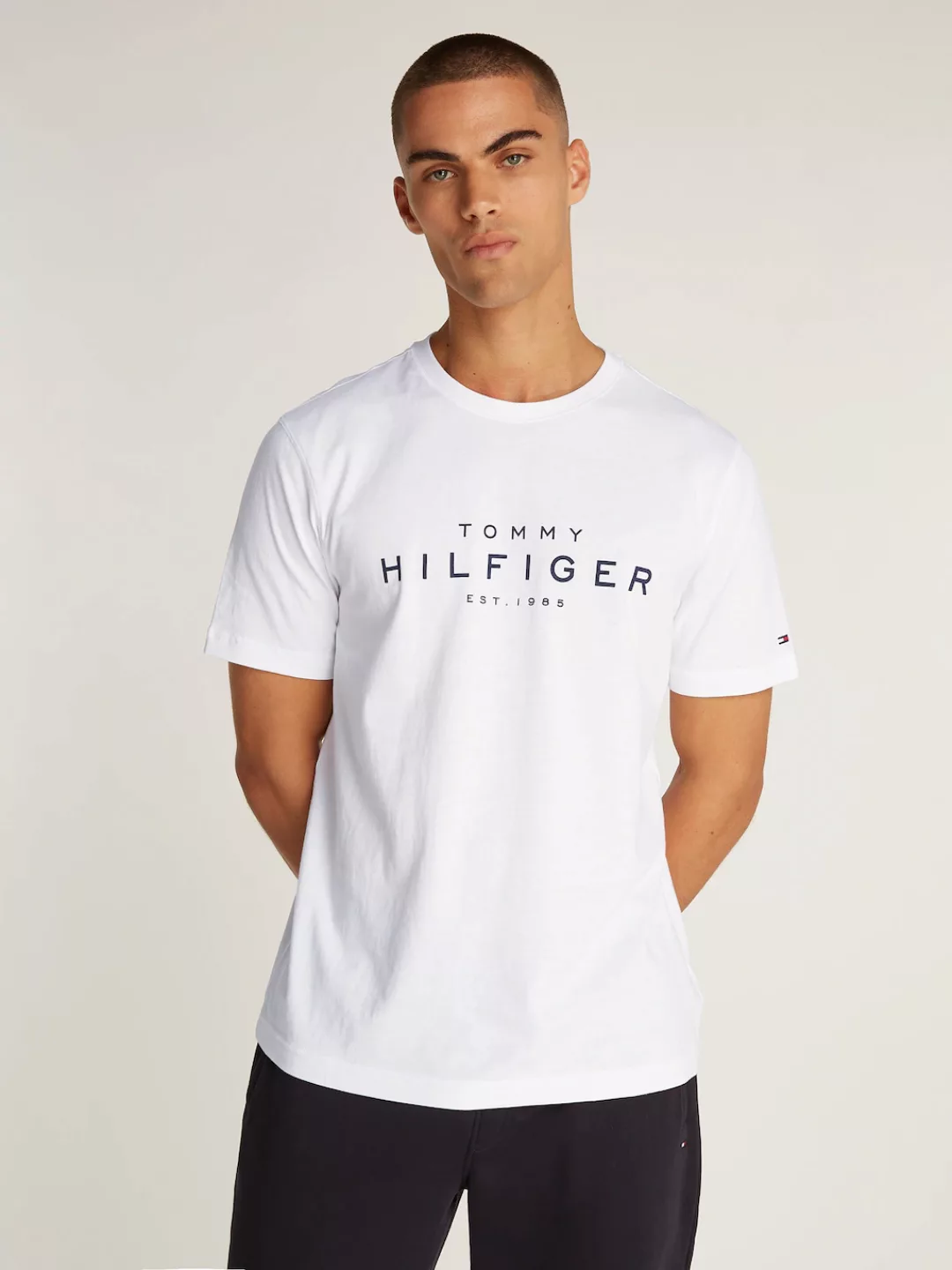 Tommy Hilfiger T-Shirt "BIG RWB HILFIGER TEE", mit Logo günstig online kaufen