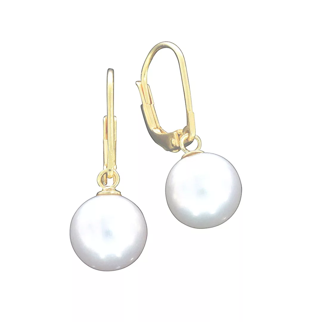 Vivance Paar Ohrhänger "925 Silber vergoldet mit Süßwasserzuchtperlen" günstig online kaufen