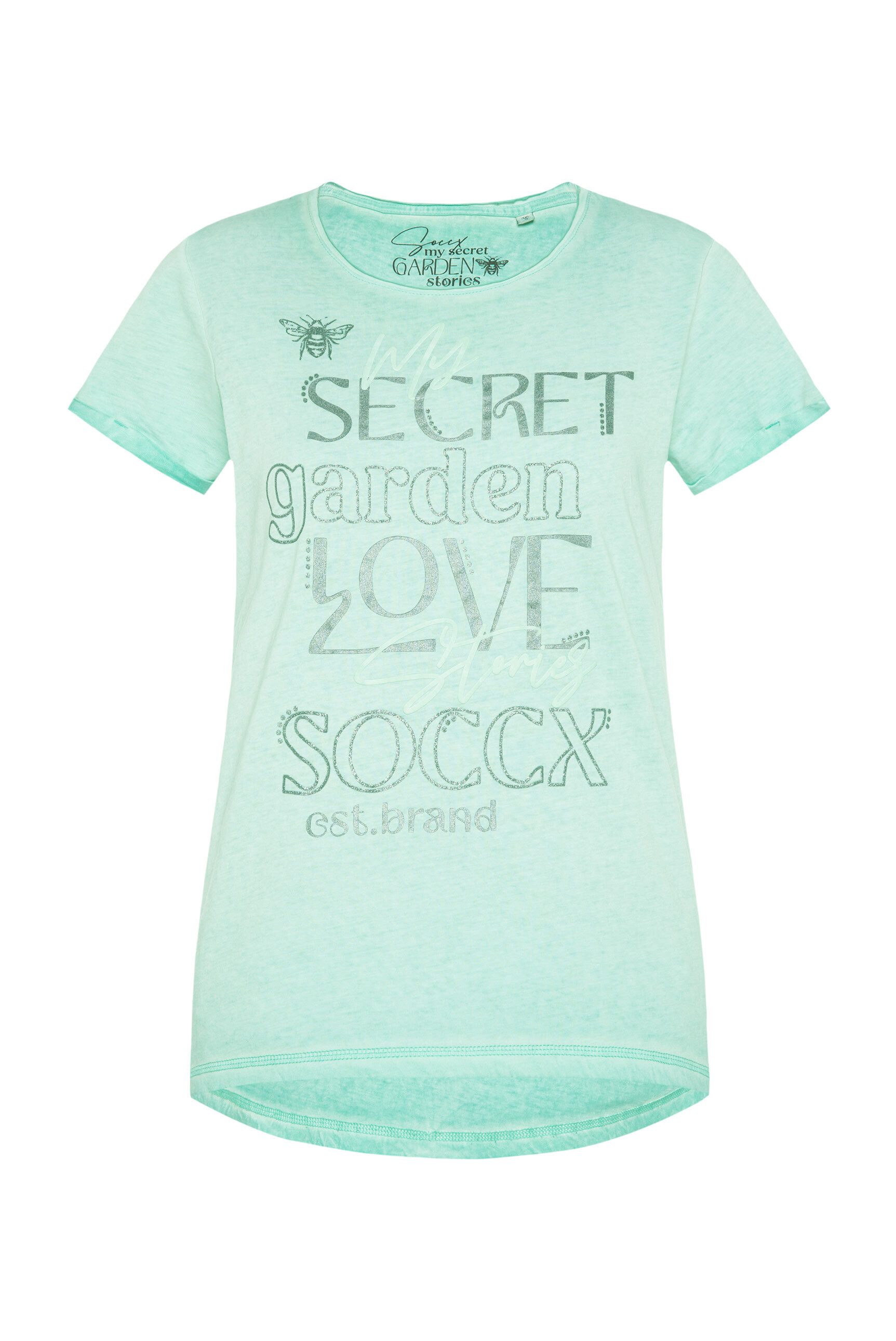 SOCCX Rundhalsshirt, mit Turn-Up-Ärmel günstig online kaufen