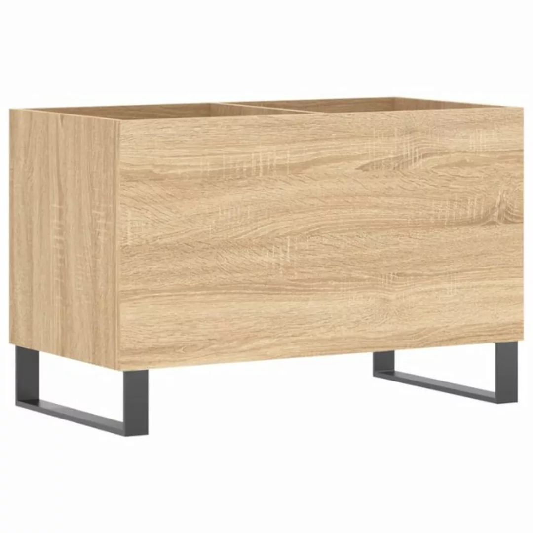 vidaXL Beistellschrank Plattenschrank Räuchereiche 74,5x38x48 cm Holzwerkst günstig online kaufen