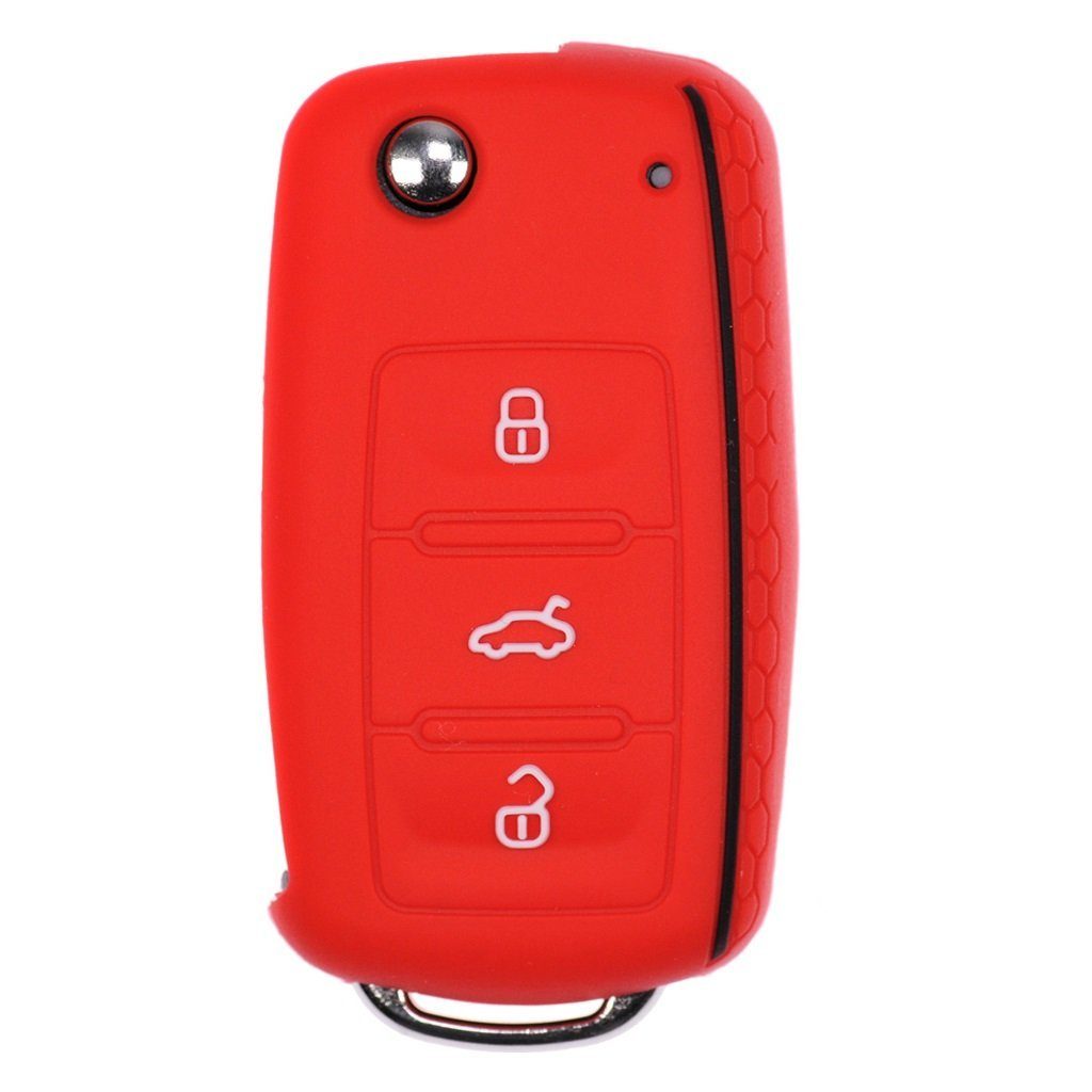 mt-key Schlüsseltasche Autoschlüssel Softcase Silikon Schutzhülle günstig online kaufen