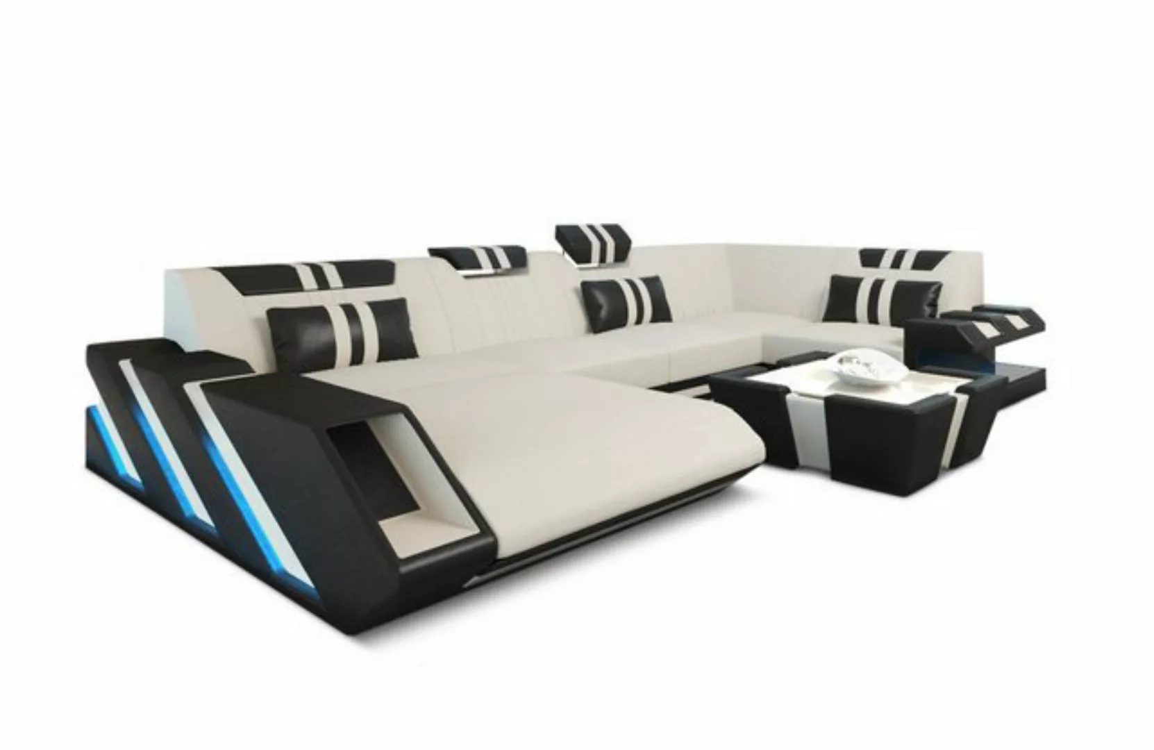 Sofa Dreams Wohnlandschaft Sofa Stoff Couch Apollonia U Form Polster Stoffs günstig online kaufen