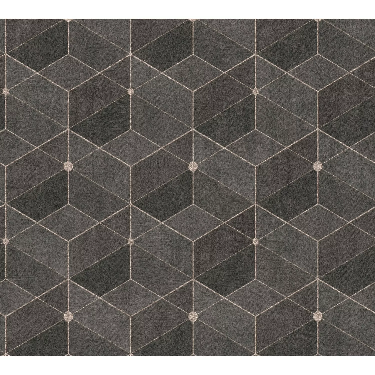 Bricoflor Schwarze Tapete Im Art Déco Stil Geometrische Vliestapete Der 20E günstig online kaufen