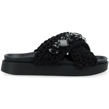 Inuikii  Sandalen Sandale schwarz mit Steinen günstig online kaufen