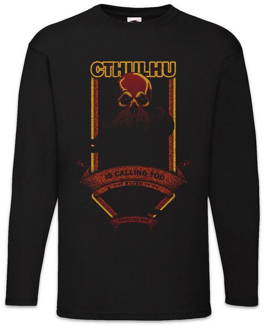 Urban Backwoods Langarmshirt Cthulhu Is Calling You Langarm T-Shirt Horror günstig online kaufen