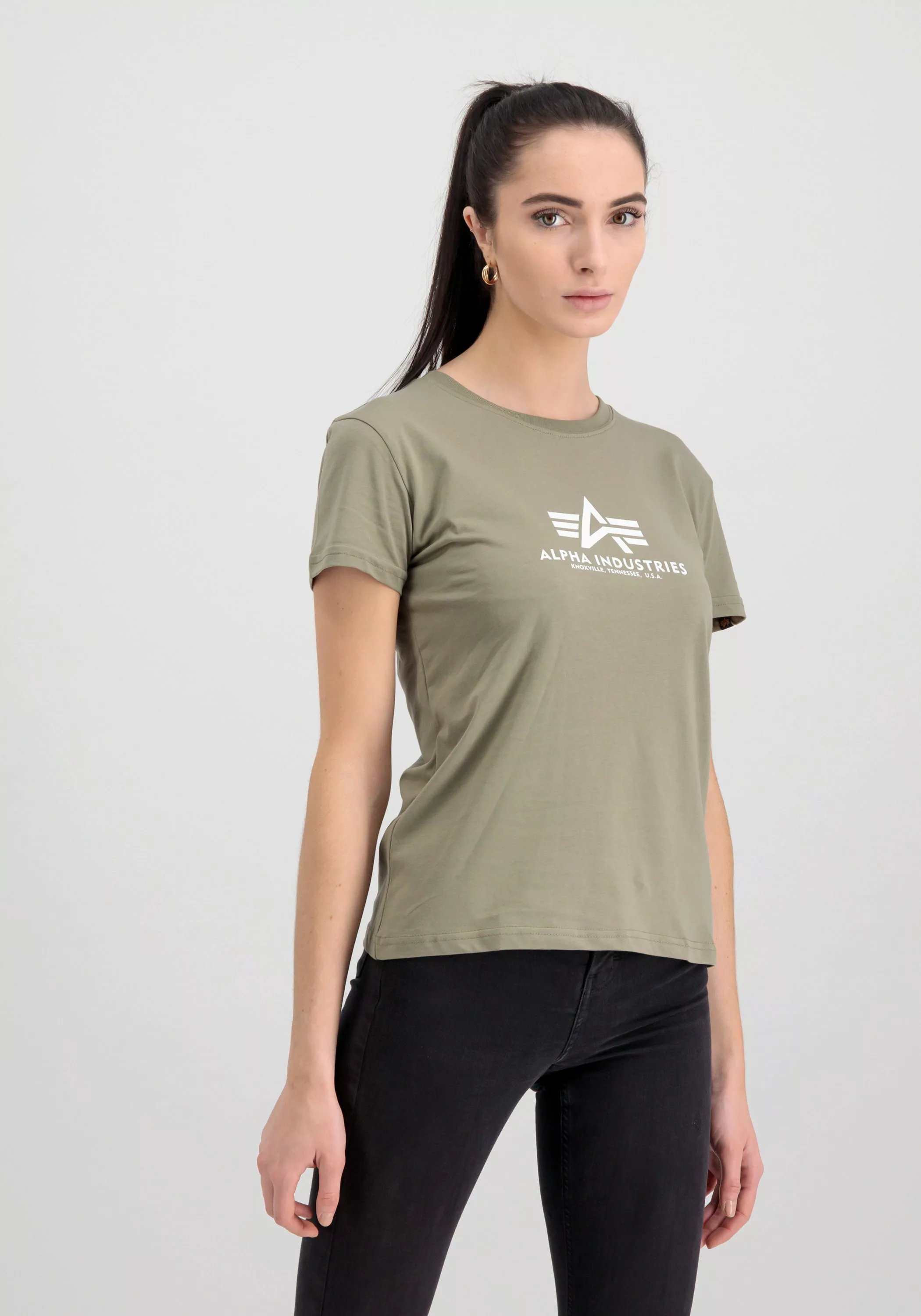 Alpha Industries T-Shirt "Alpha Industries Women - T-Shirts New Basic T Wmn günstig online kaufen