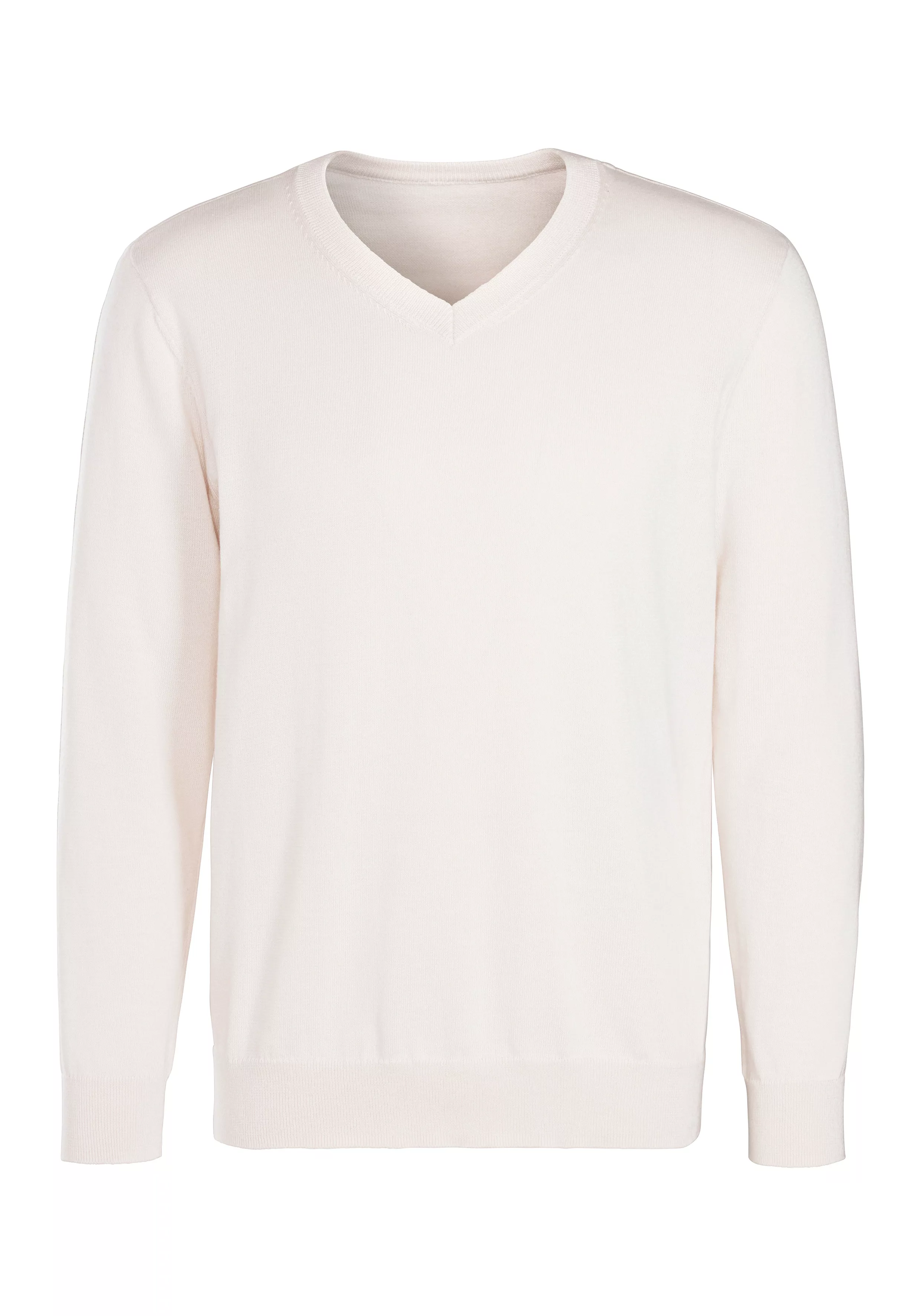 H.I.S V-Ausschnitt-Pullover aus Feinstrick in legerer Form günstig online kaufen