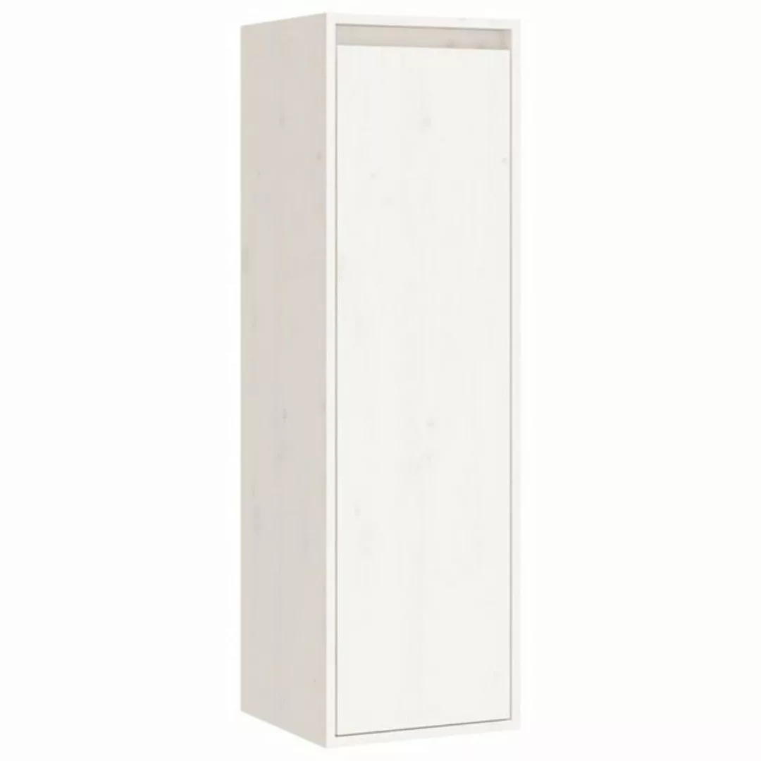 vidaXL Hängeschrank Hängeschrank Wandschrank Weiß 30x30x100 cm Massivholz K günstig online kaufen