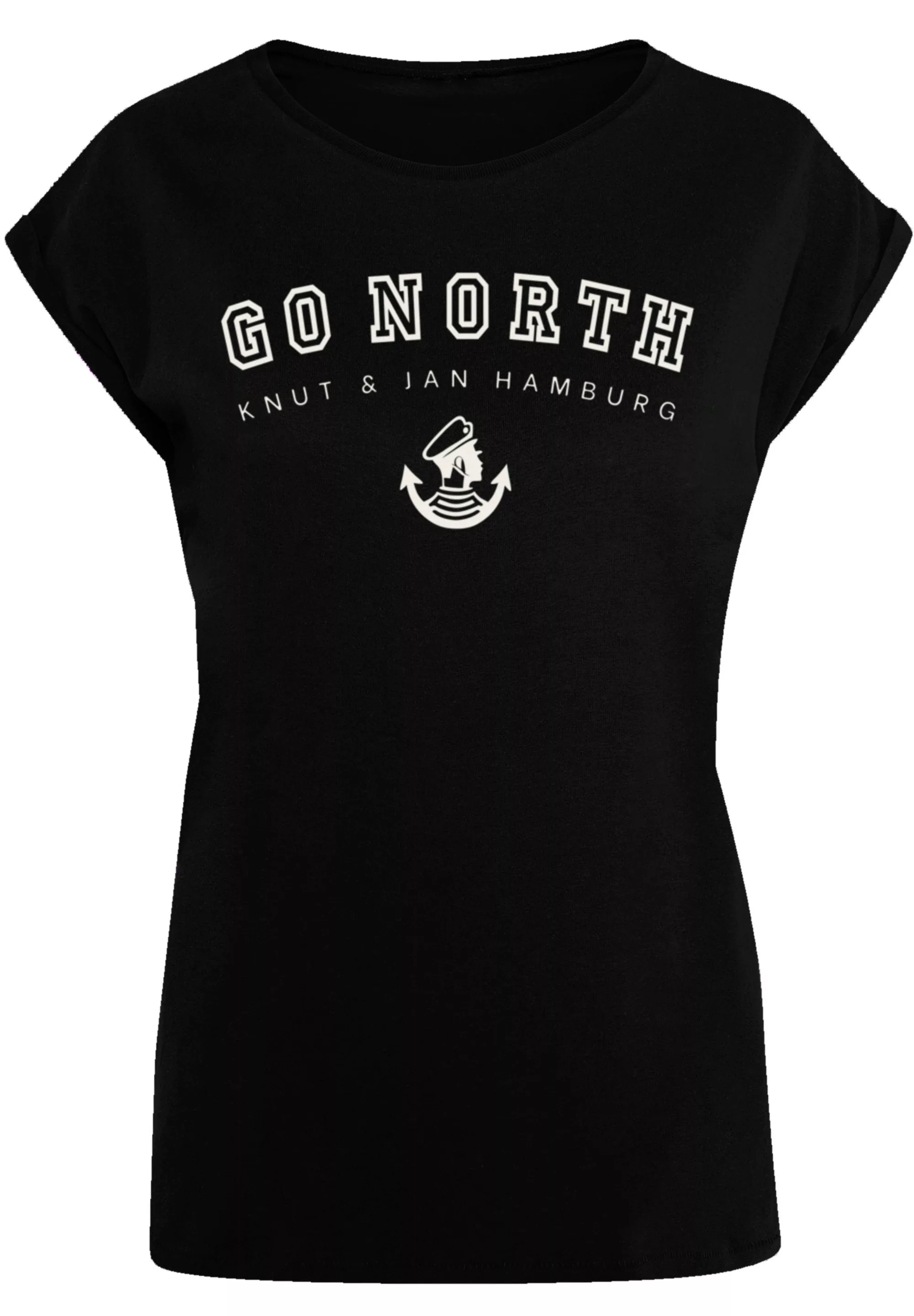 F4NT4STIC T-Shirt "Go North Knut & Jan Hamburg", Print günstig online kaufen