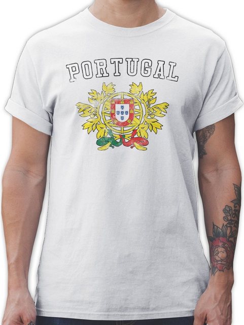 Shirtracer T-Shirt Portugal Wappen WM 2024 Fussball EM Fanartikel günstig online kaufen