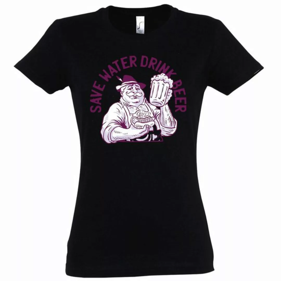 Youth Designz T-Shirt "Save Water, Drink Beer" Damen Shirt mit trendigem Fr günstig online kaufen