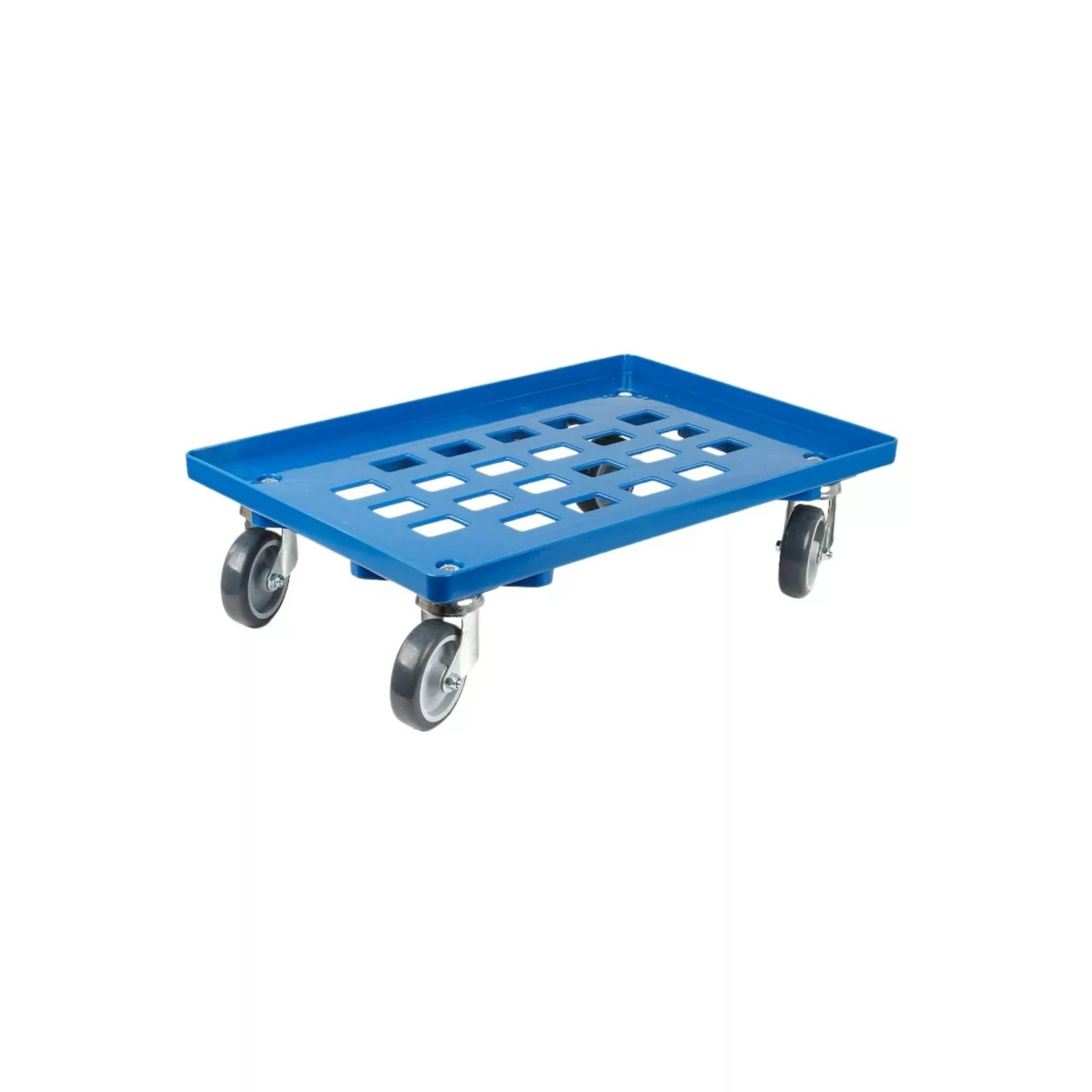 PROREGAL Transportroller für Euroboxen 60 x 40 cm mit Gummiräder Blau Gitte günstig online kaufen