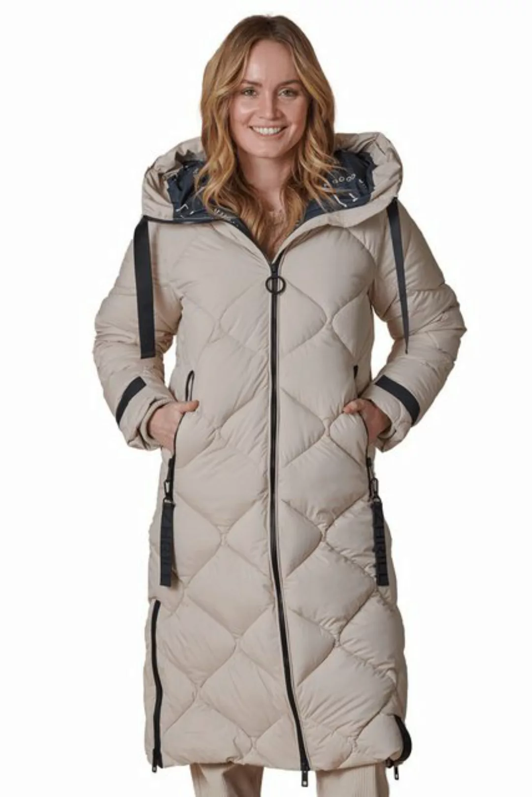 Zhrill Jeansjacke Wintermantel ZHISI STEP Beige (0-St) angenehmer Tragekomf günstig online kaufen