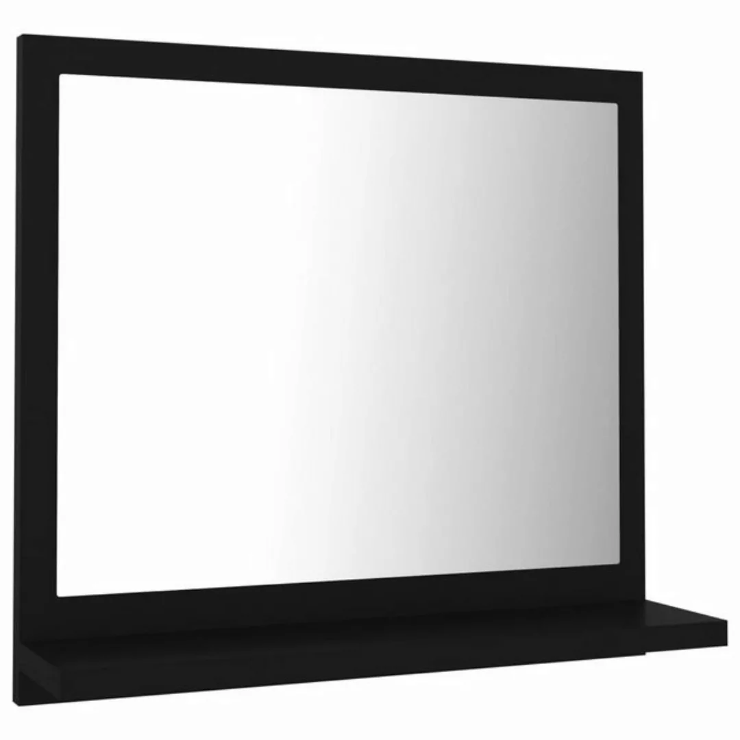vidaXL Badezimmerspiegelschrank Badspiegel Schwarz 40x10,5x37 cm Holzwerkst günstig online kaufen