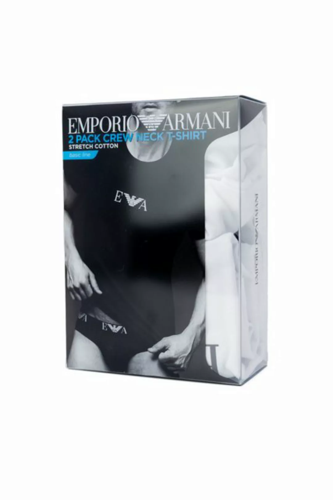 Emporio Armani T-Shirt T-Shirt 2er Pack T-Shirts Rundhals (2-tlg) günstig online kaufen