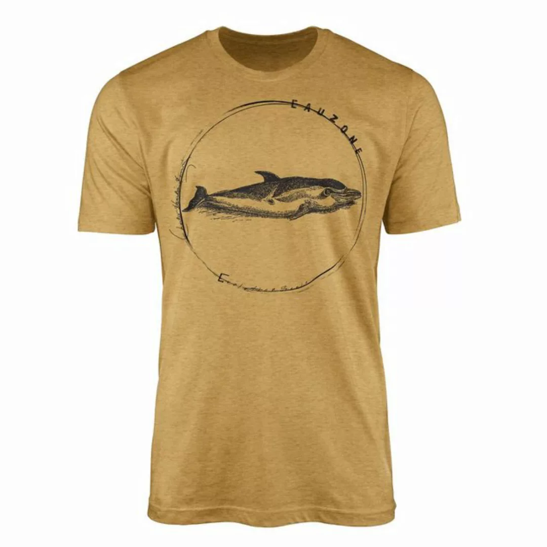 Sinus Art T-Shirt Evolution Herren T-Shirt Delfin günstig online kaufen