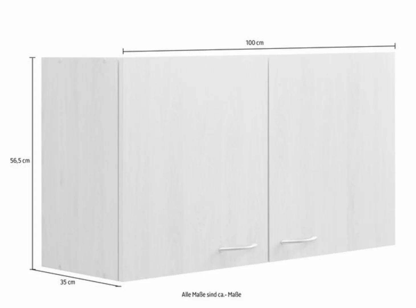 wiho Küchen Hängeschrank "Kiel", 100 cm breit günstig online kaufen