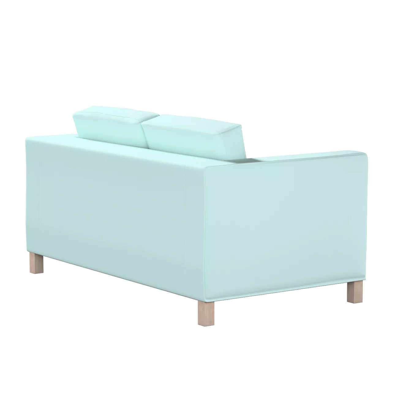 Bezug für Karlanda 2-Sitzer Sofa nicht ausklappbar, kurz, hellblau, 60cm x günstig online kaufen