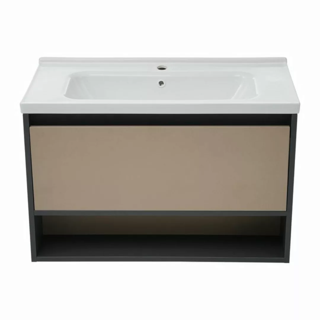 Blusmart Spülenschrank hängender Waschbeckenschrank (Modernes Design, 90 cm günstig online kaufen