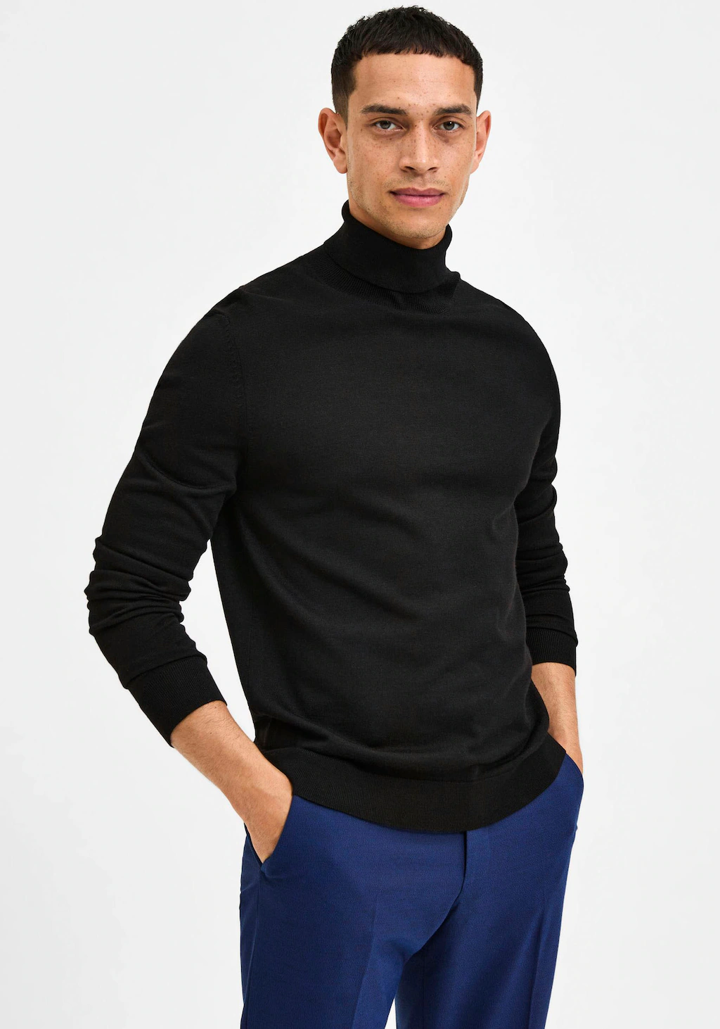 SELECTED HOMME Rollkragenpullover TOWN MERINO COOLMAX KNIT ROLL günstig online kaufen