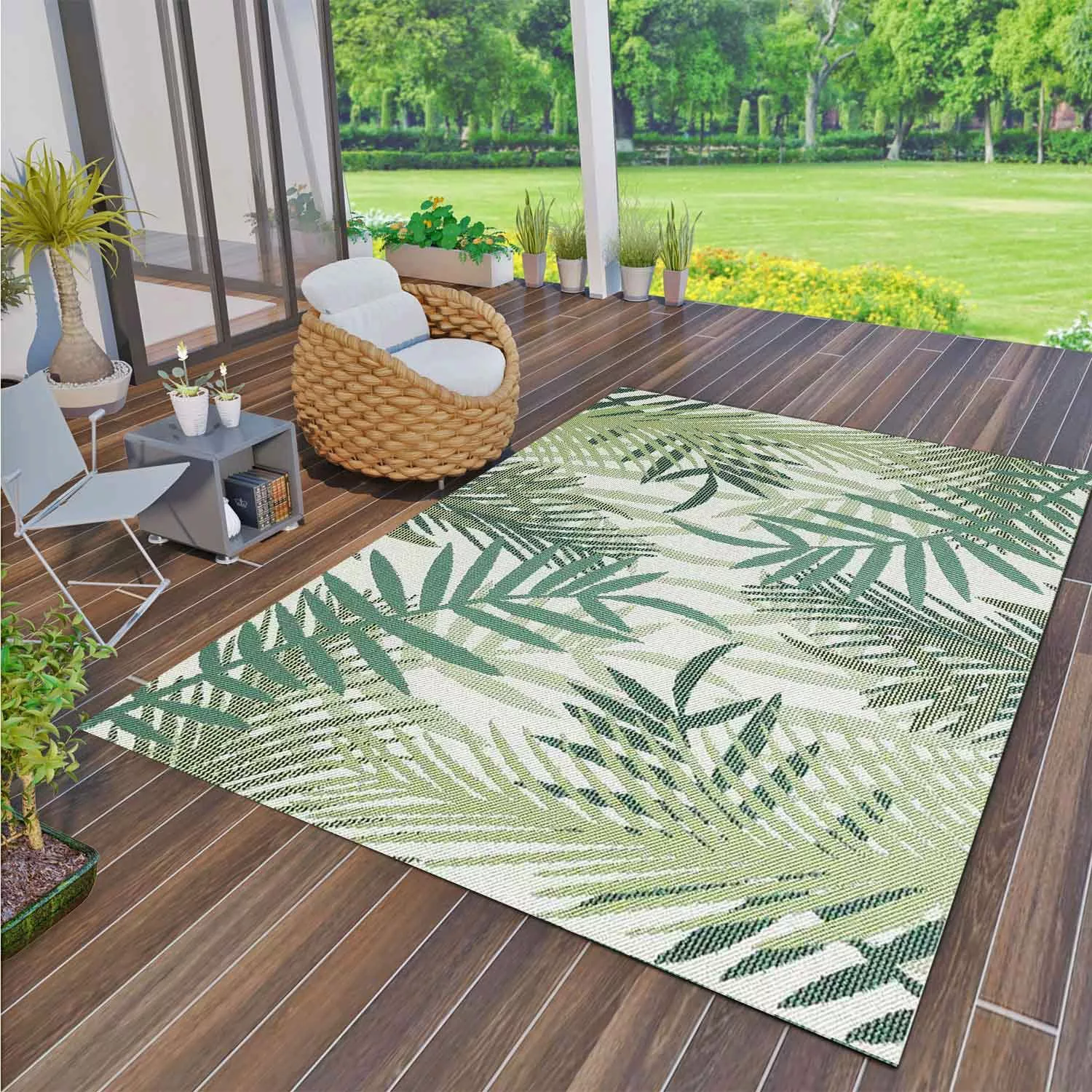Vimoda Outdoorteppich Teppich wasserresistent In- und günstig online kaufen