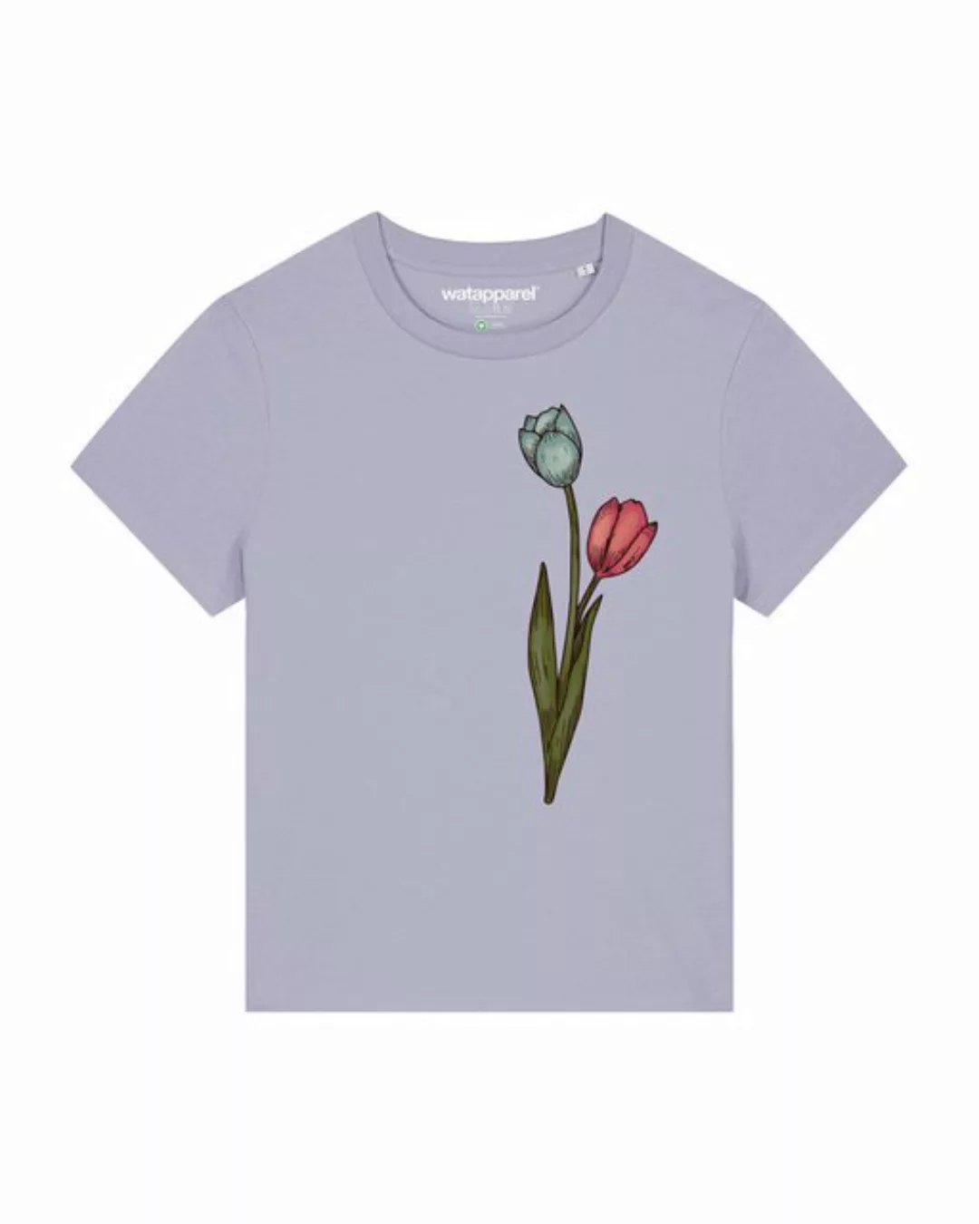 wat? Apparel Print-Shirt Blume in Wasserfarbe 05 (1-tlg) günstig online kaufen