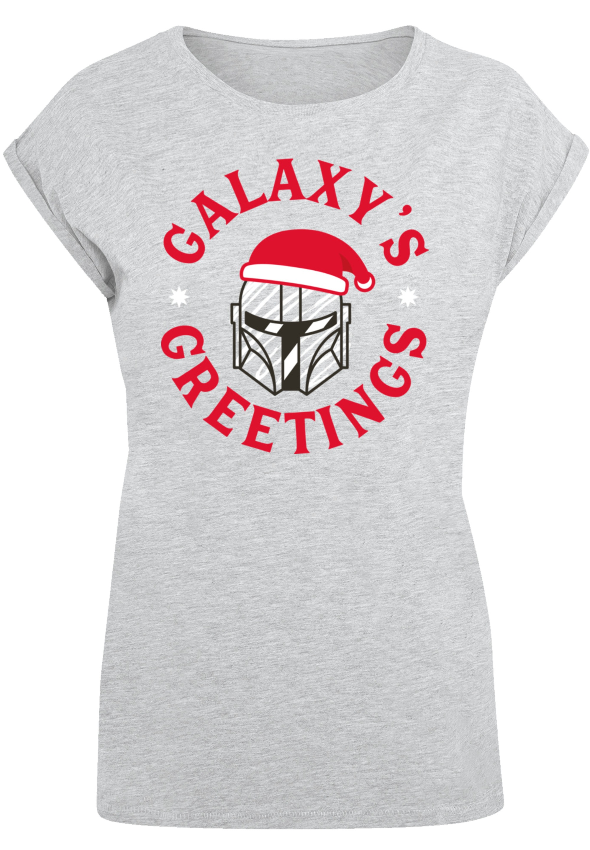 F4NT4STIC T-Shirt "Star Wars Mando Galaxy´s Greetings", Premium Qualität günstig online kaufen