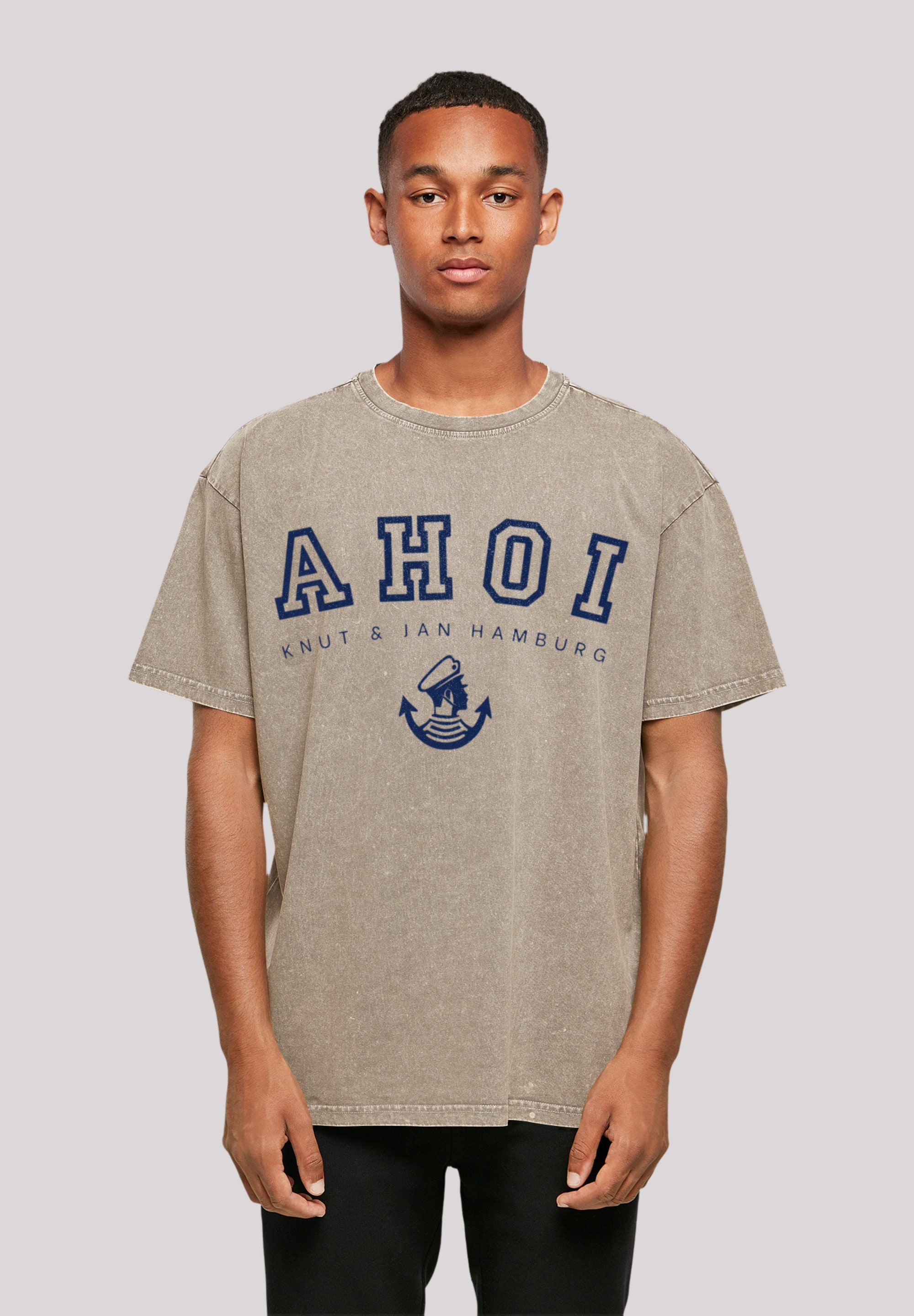 F4NT4STIC T-Shirt "Ahoi Knut & Jan Hamburg", Print günstig online kaufen