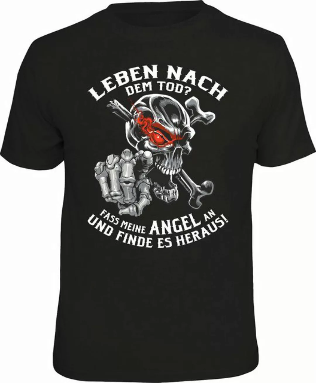 RAHMENLOS® T-Shirt Leben nach dem Tod? Fass meine Angel an ... günstig online kaufen