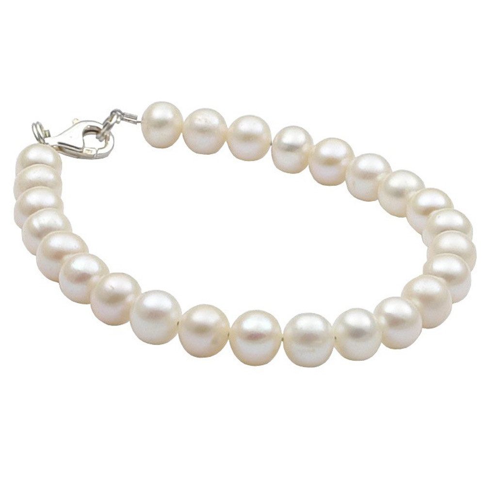 Schmuck Krone Perlenarmband Armband aus Süßwasser-Zuchtperlen, günstig online kaufen