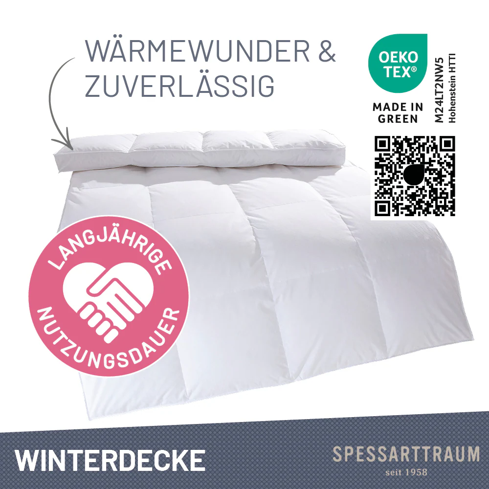 SPESSARTTRAUM Daunenbettdecke »First Class«, polarwarm, Füllung 90% Daunen günstig online kaufen