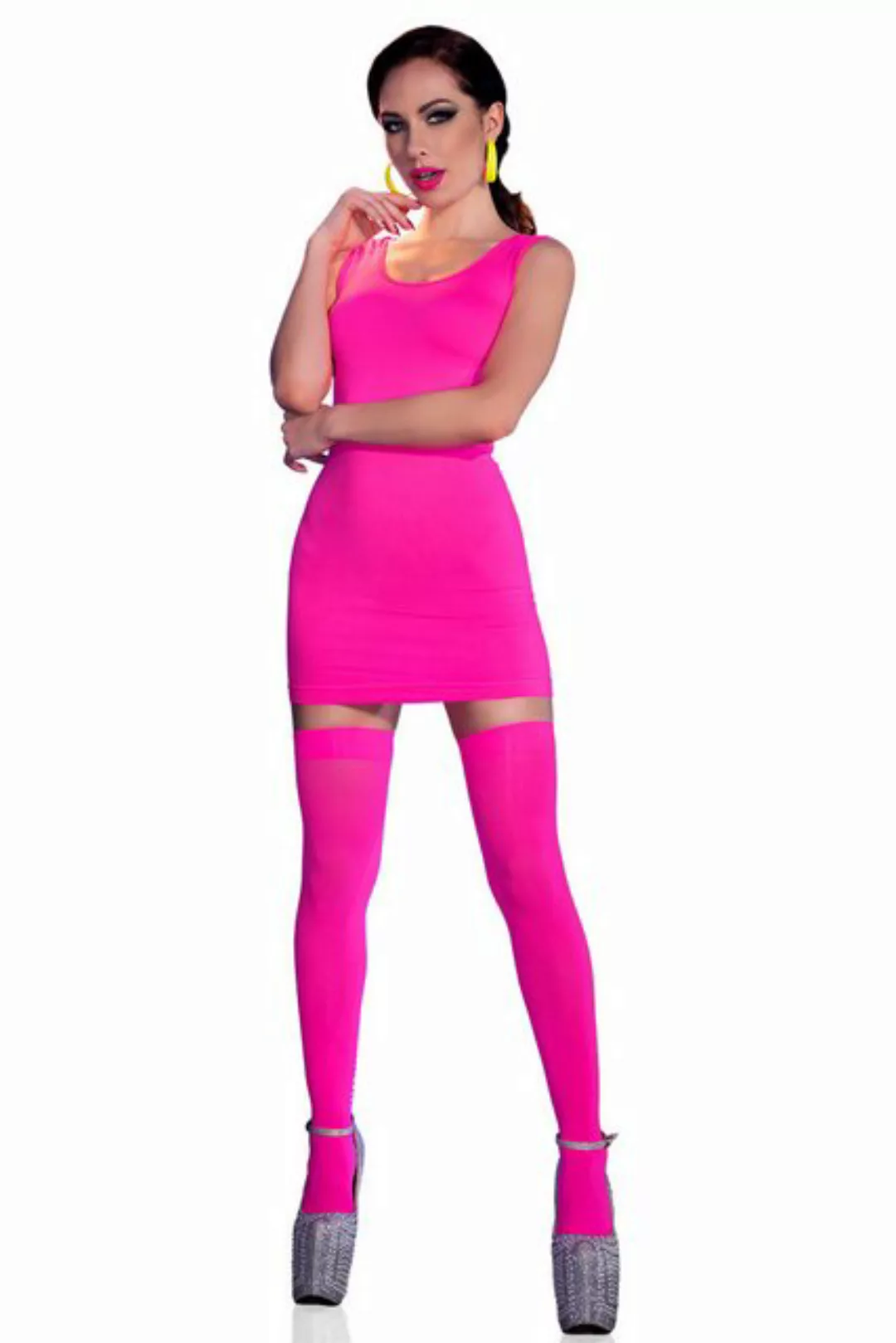 Chilirose Minikleid Chilirose - Nahtloses Minikleid + Strümpfe CR4305 hotpi günstig online kaufen