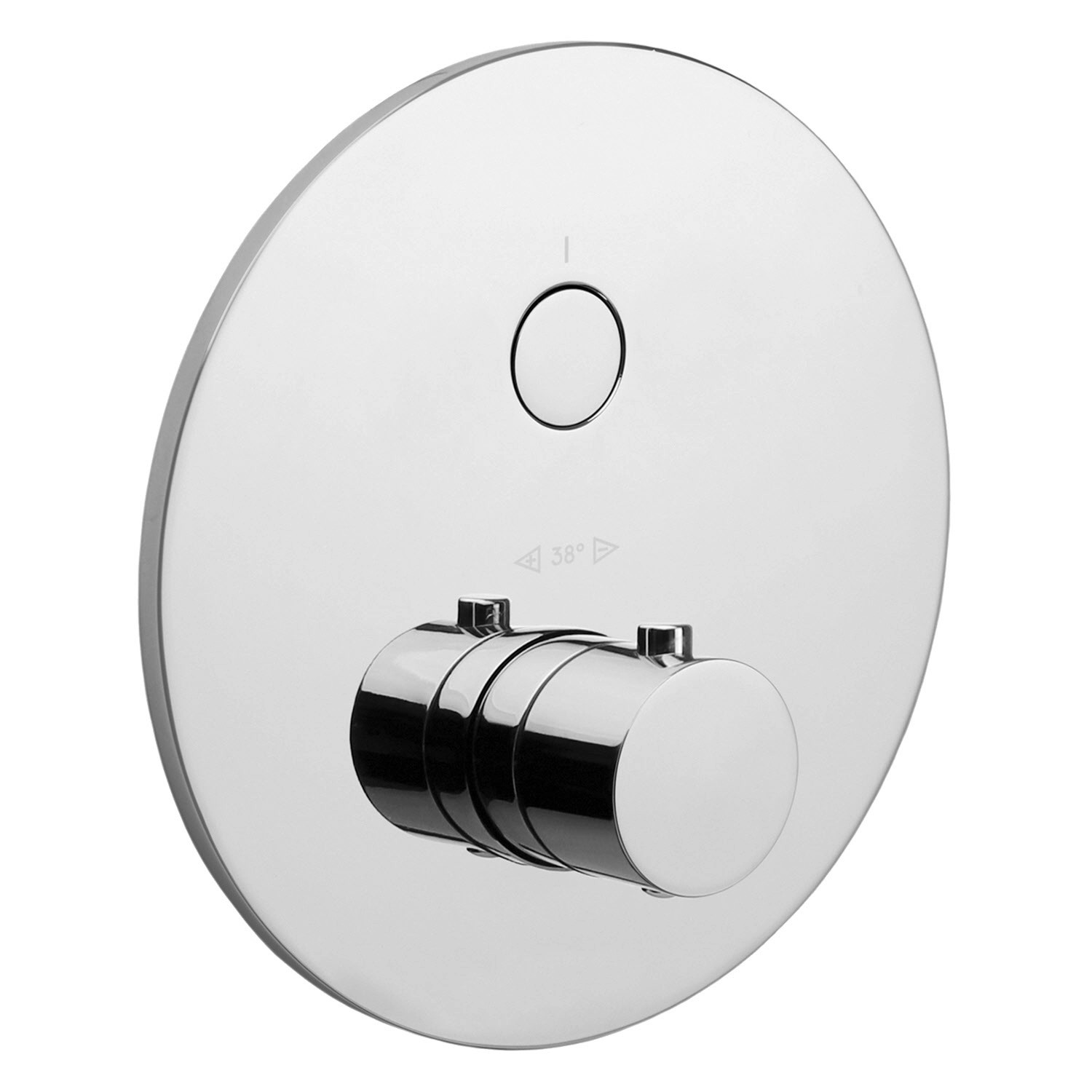 pianura Thermostat Unterputz für 1 Verbraucher Stella Smart Push in Chrom günstig online kaufen