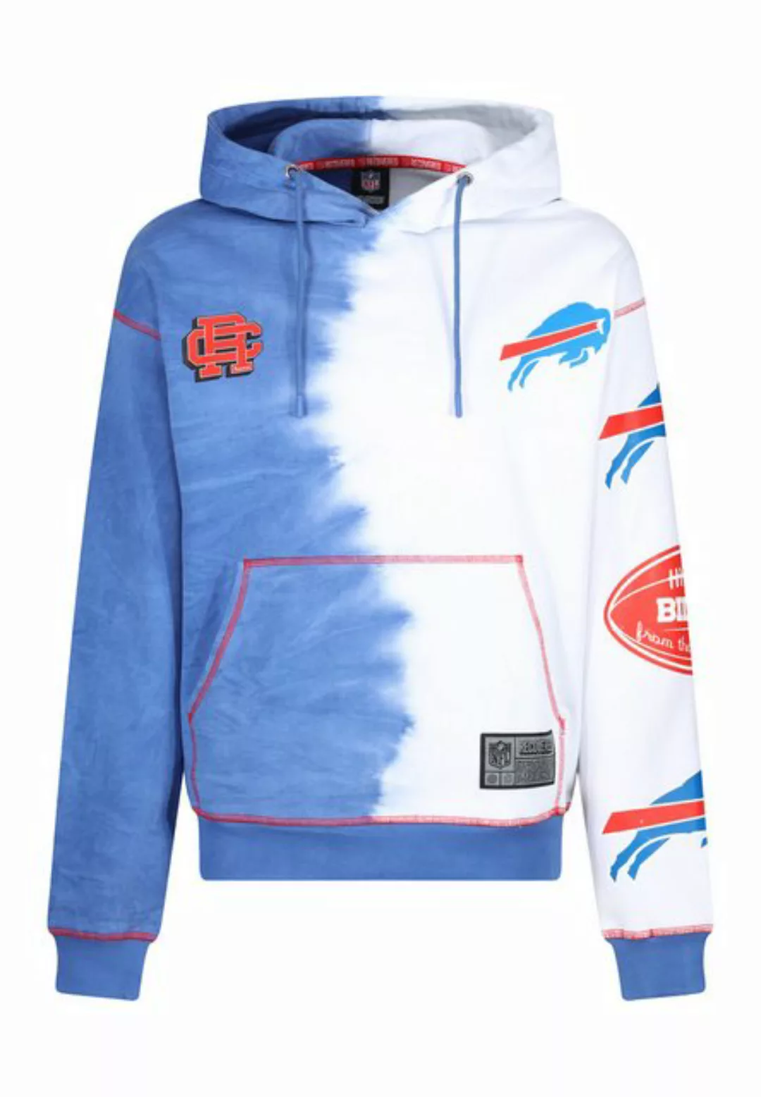 Recovered Kapuzenpullover Recovered - Hoodie NFL Buffalo Bills Ink Dye Effe günstig online kaufen