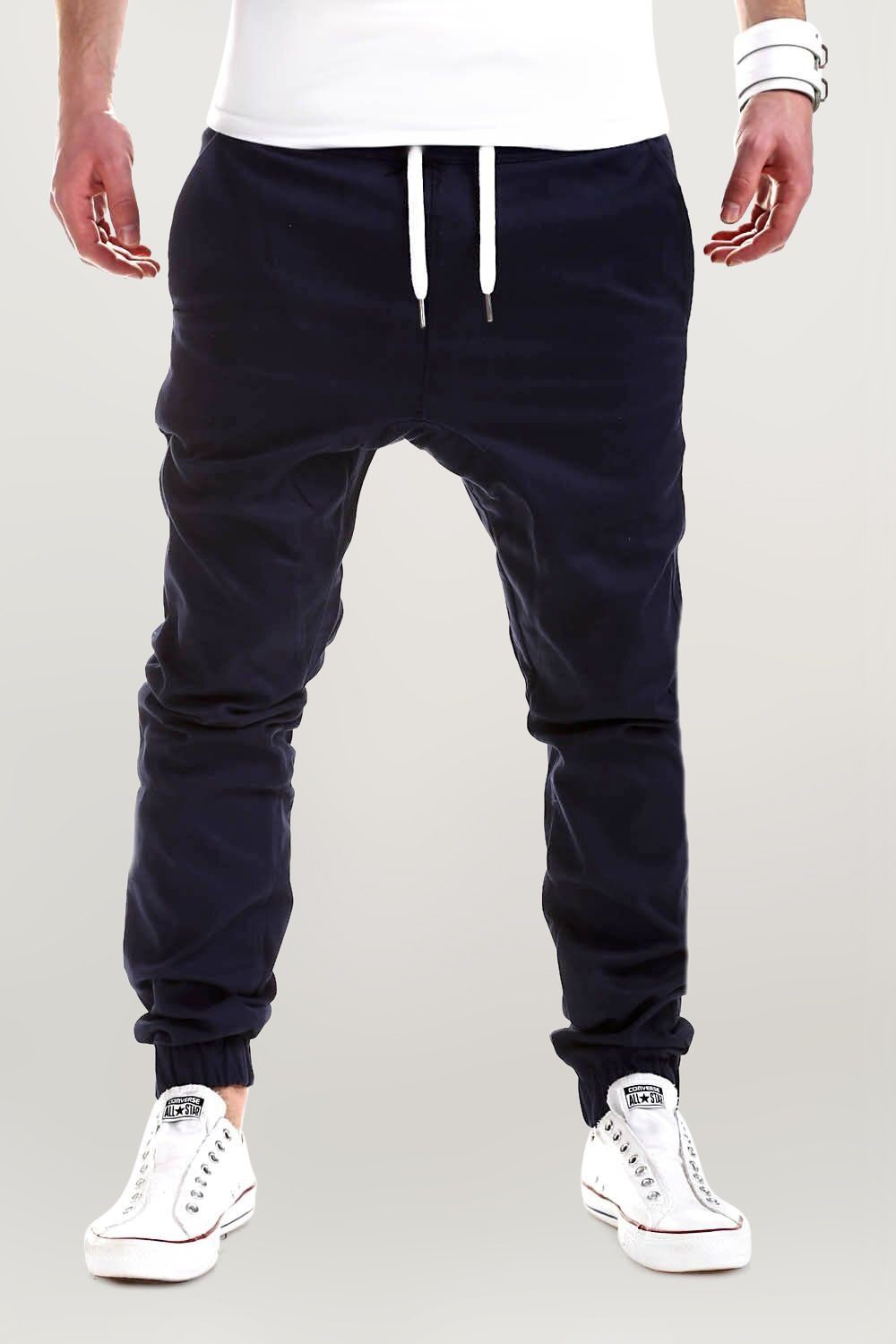 behype Chinohose "LUKE", mit elastischem Bund günstig online kaufen