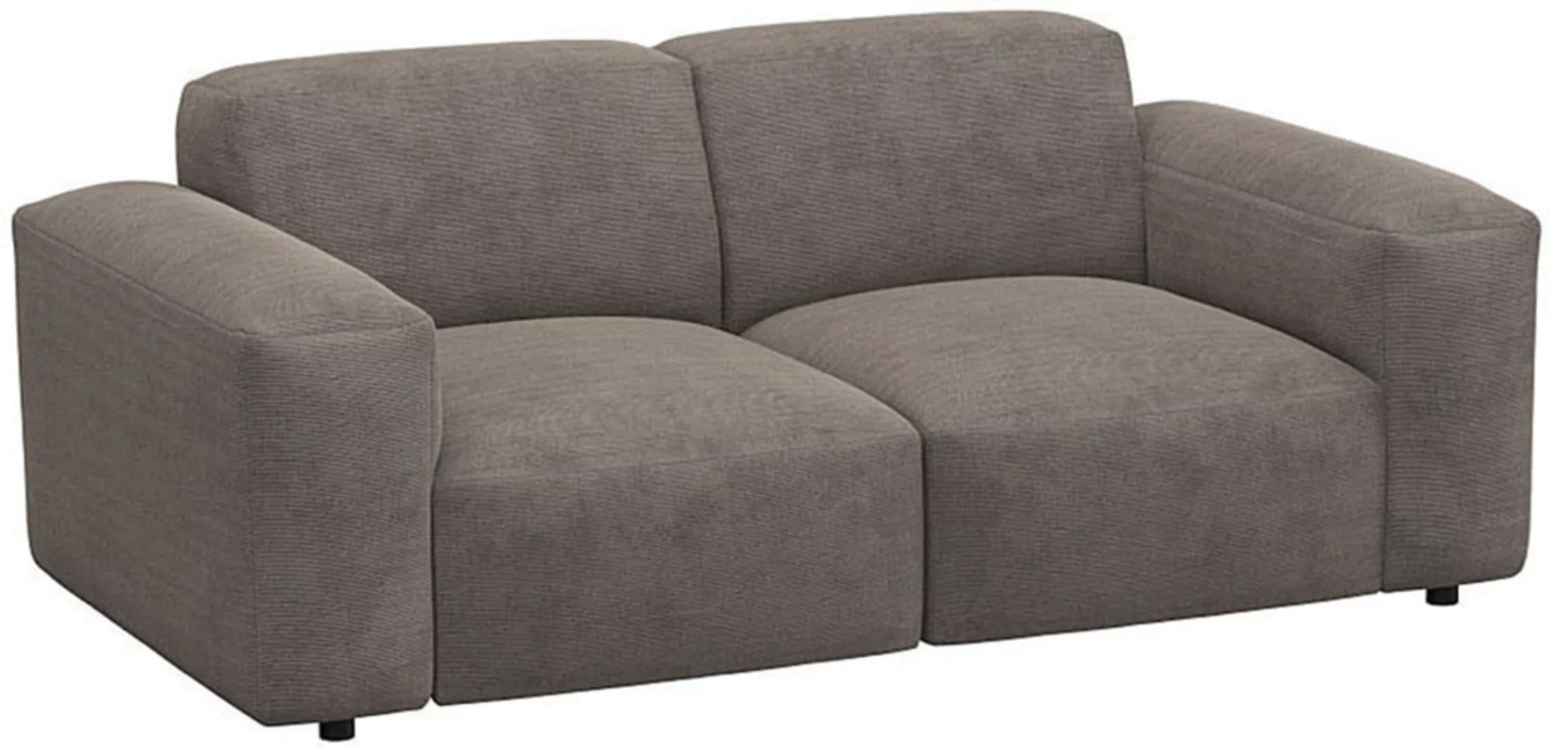 FLEXLUX 2-Sitzer "Lucera Sofa", modern & anschmiegsam, Kaltschaum, Stahl-We günstig online kaufen