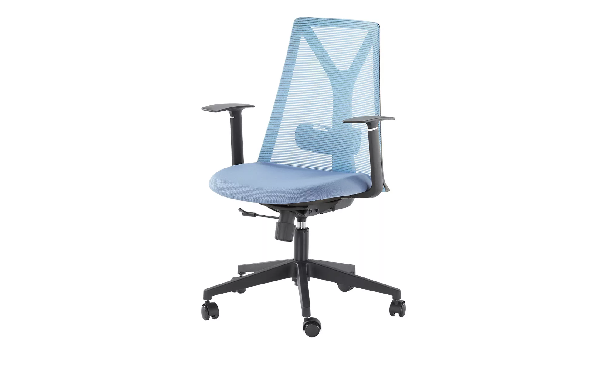 Bürodrehstuhl - blau - 64 cm - 65 cm - Stühle > Bürostühle > Drehstühle - M günstig online kaufen