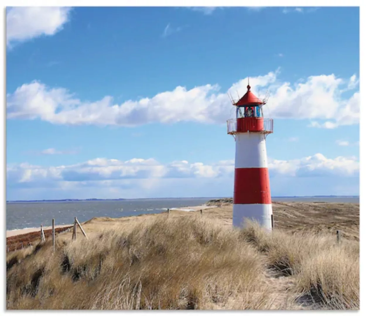 Artland Küchenrückwand "Leuchtturm Sylt", (1 tlg.), Alu Spritzschutz mit Kl günstig online kaufen