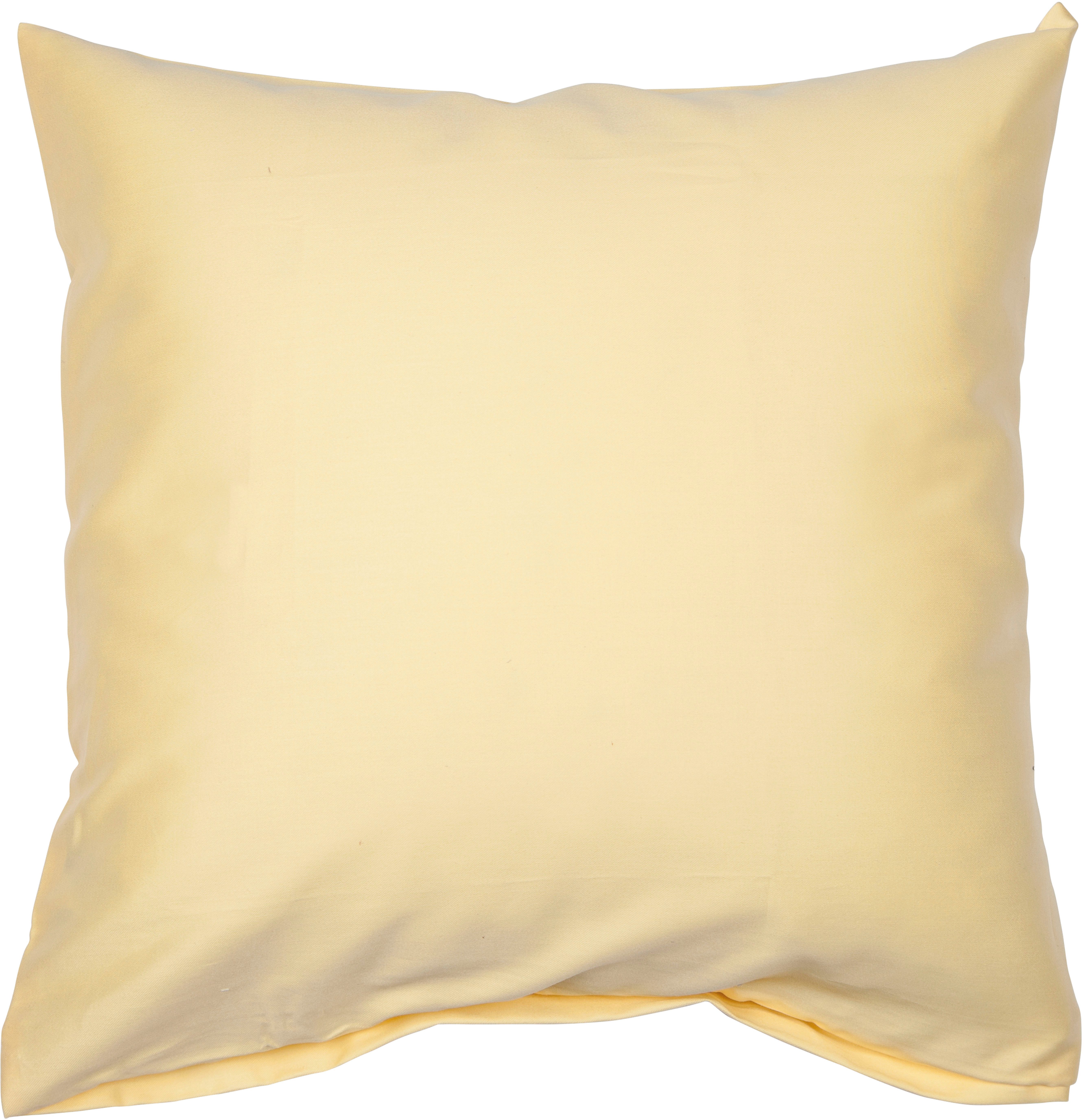Janine Janine Mako-Satin Bettwäsche Colors 31001 schwarz Größe:  80x80 cm günstig online kaufen