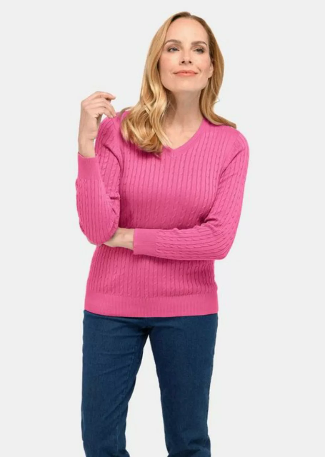 GOLDNER Strickpullover Kurzgröße: günstig online kaufen