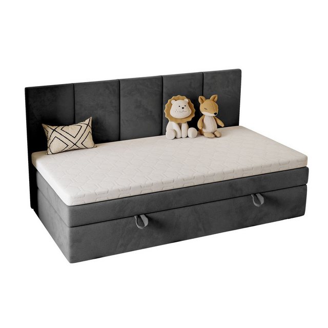 Lookway Boxspringbett Kontinental ELZA MINI mit Bettkasten, komfortabel gep günstig online kaufen