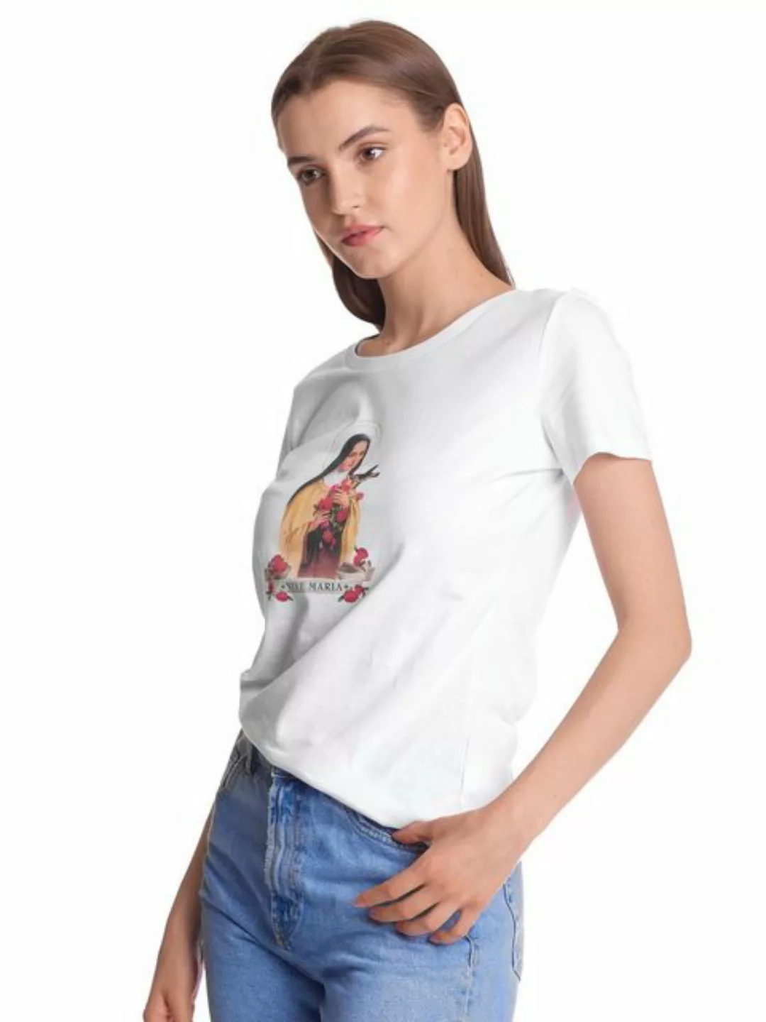 Vive Maria Holy Therese Damen T-Shirt weiss günstig online kaufen