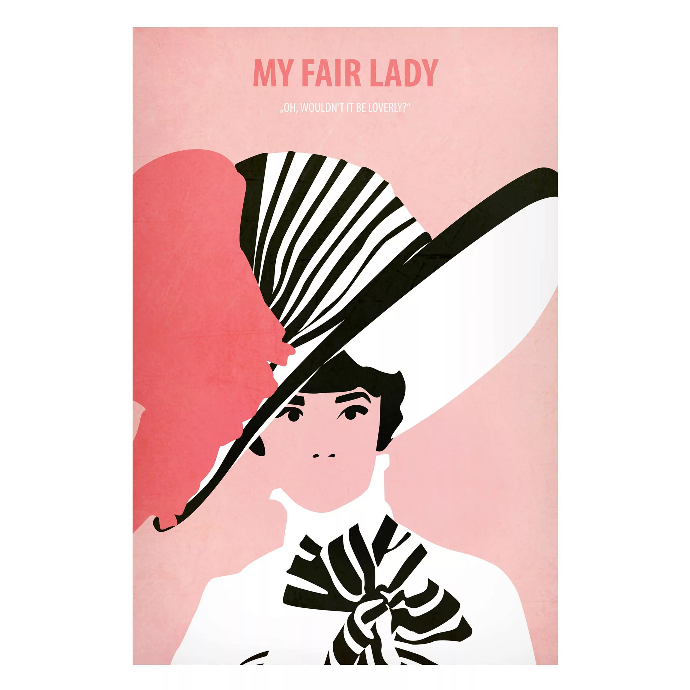 Magnettafel Kunstdruck - Hochformat 2:3 Filmposter My fair Lady günstig online kaufen