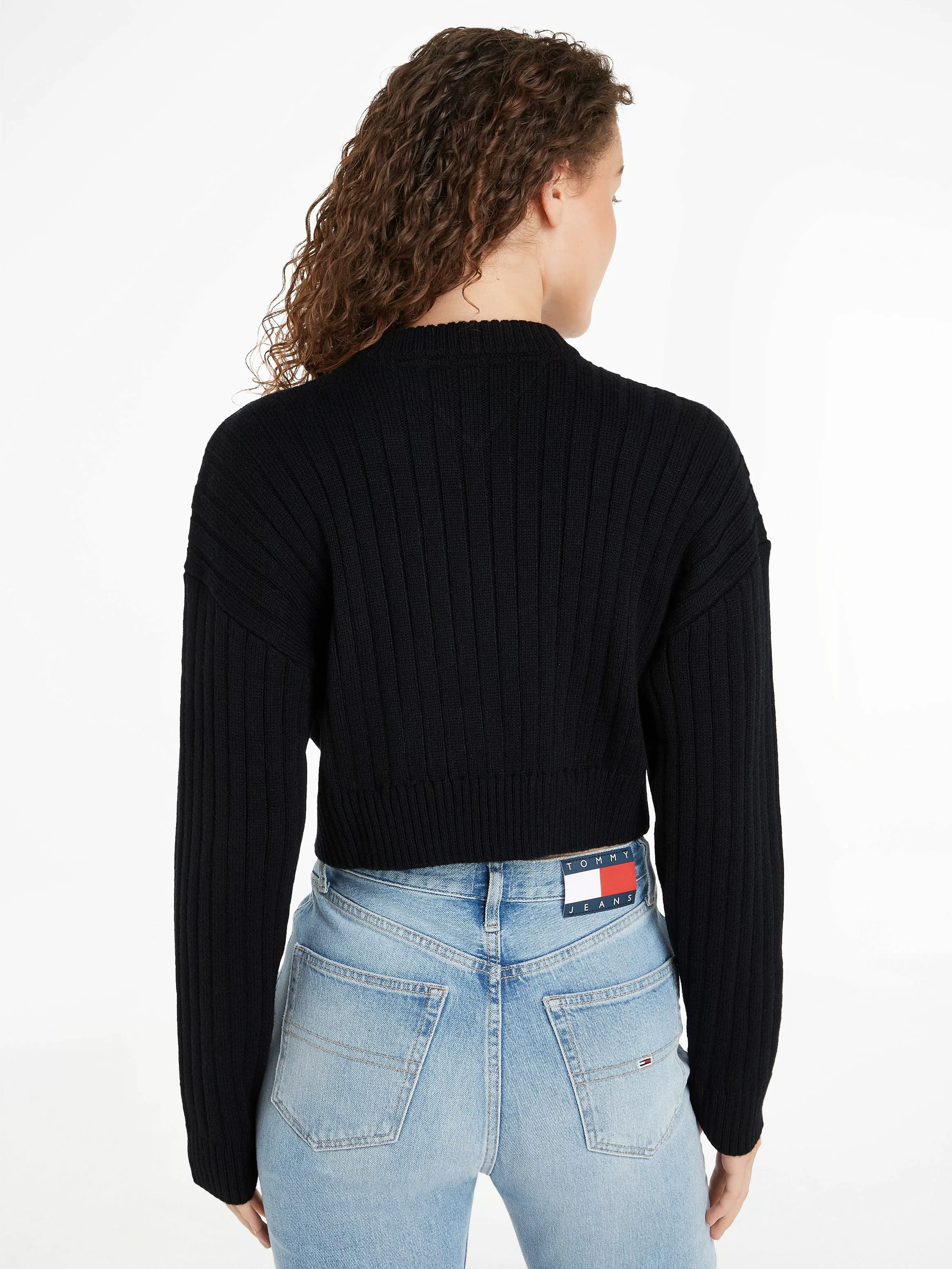 Tommy Jeans Curve V-Ausschnitt-Pullover TJW VNCK günstig online kaufen