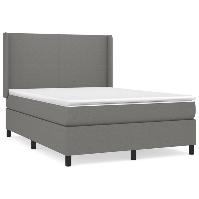 vidaXL Boxspringbett Bett Boxspringbett mit Matratze & Topper Stoff verschi günstig online kaufen